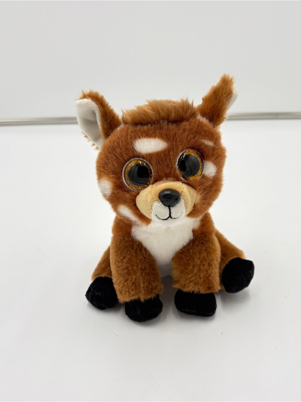 Ty Classic Plush Plushie Buckley the Deer Medium Size 6 inch Stuffed Animal Toy